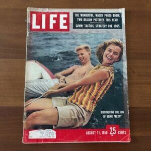 Vintage Life Magazine - August 11, 1958